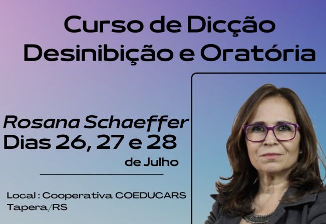 Curso Dicção Desinibição e Oratória – Gestão da Comunicação